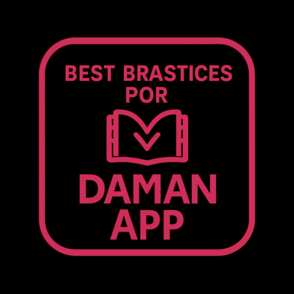 Icon representing best practices for Daman App.