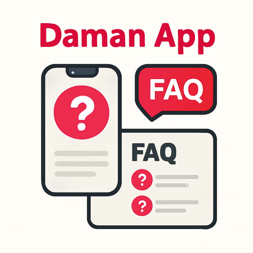 An illustration related to FAQ for Daman App