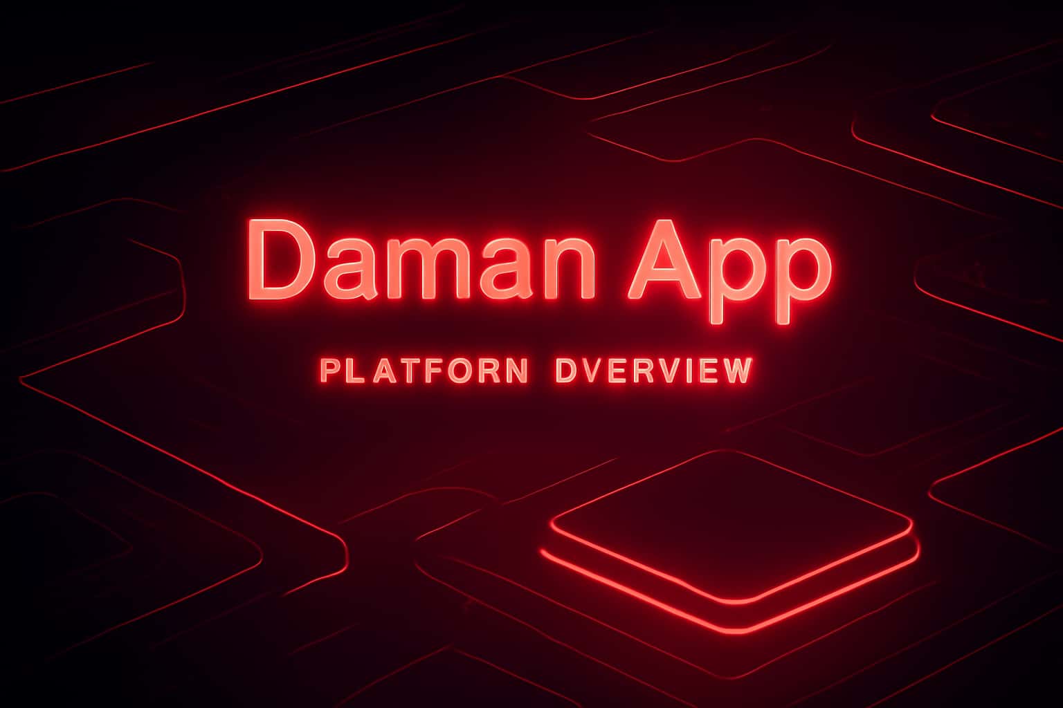 Futuristic digital landscape