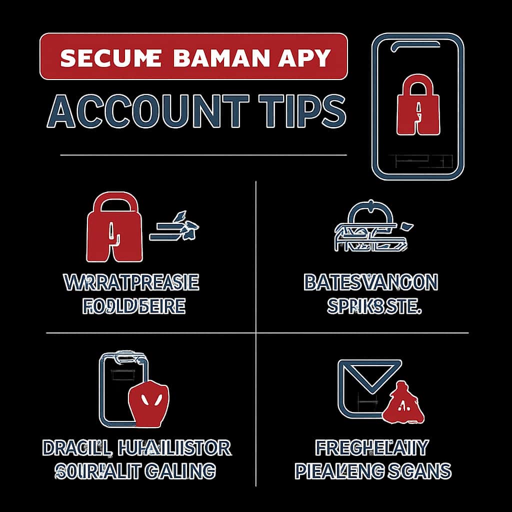 Diagram of account security measures for Daman App