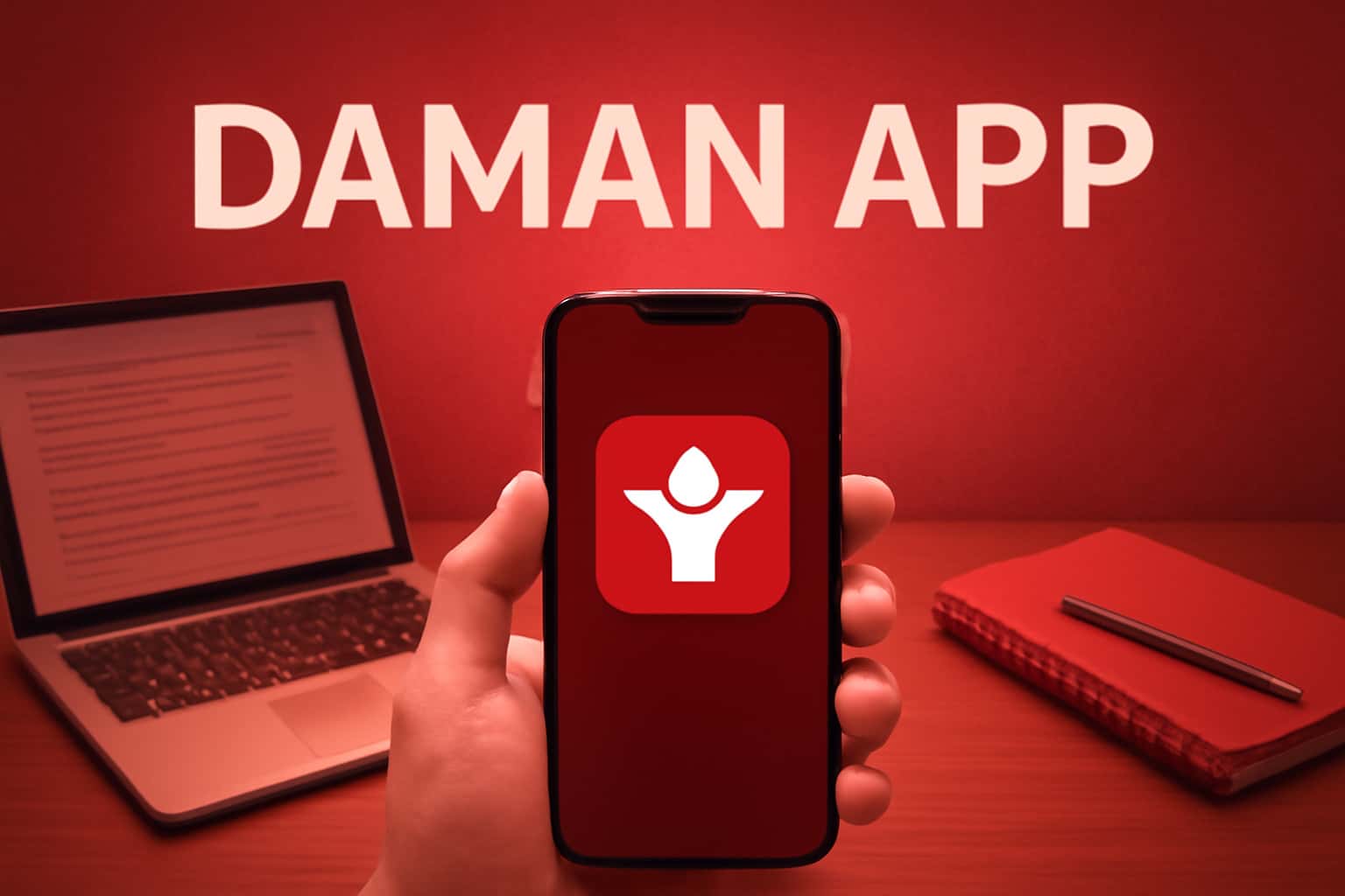 An informative visual representation of Daman App showcasing its functionalities.